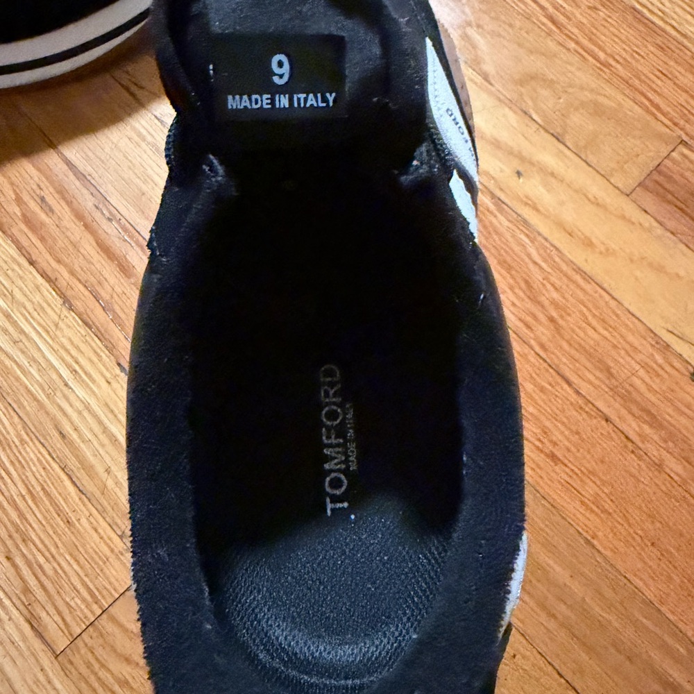 Tom Ford Black and White Men's Sneakers size 9-9.5 - Picture 5 of 5